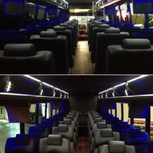 Interior 37 Passenger Mini Bus