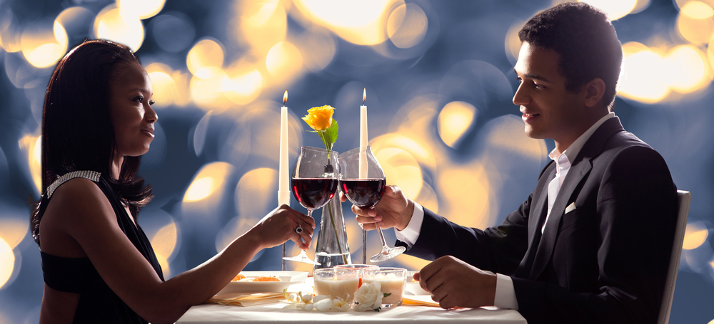 couple at dinner