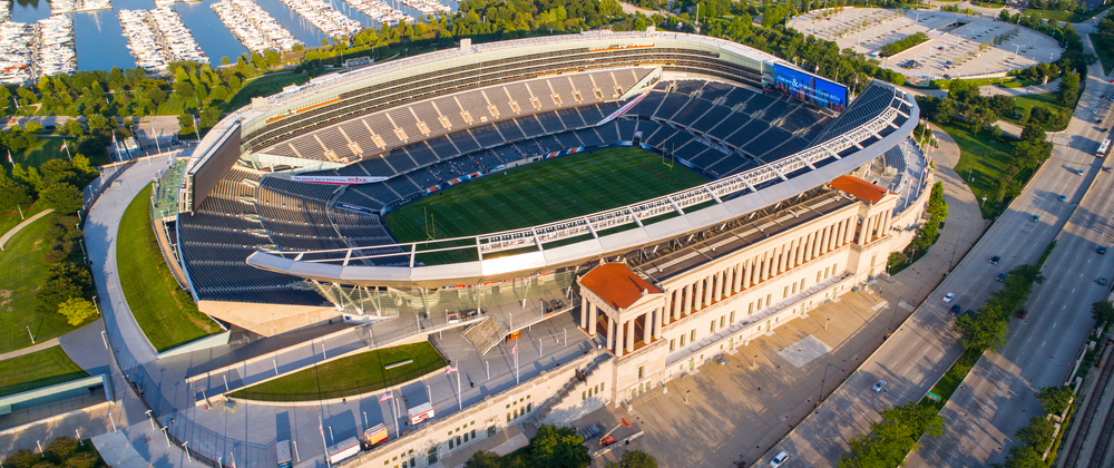 Morning Soldier Field Chicago