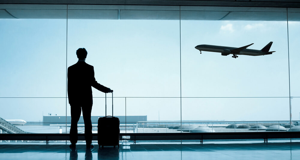 Businessman at the airport