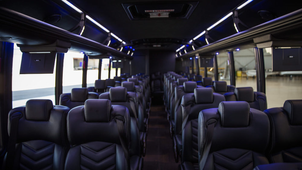 Inside Passenger Executive Bus